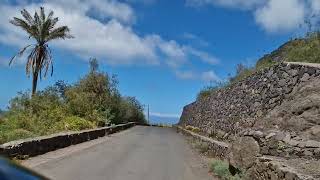 Pescante de Hermigua La Gomera carretera de acceso [upl. by Burkhard]