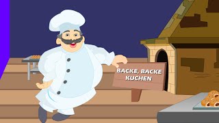 Backe backe Kuchen  Kinderlieder deutsch  German kids song [upl. by Ros]