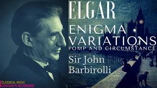 Elgar  Enigma Variations Centurys recording Sir John Barbirolli Philharmonia Orchestra [upl. by Song8]