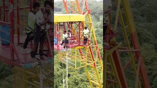 The Highest bungee jumping in Goa 🔥🔥 goa bungee freefall [upl. by Rorke]