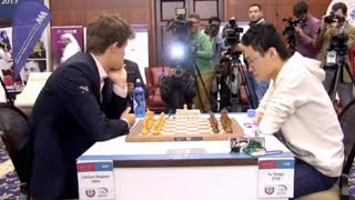 Magnus Carlsen vs Yu Yangyi  World Blitz Chess [upl. by Seyah392]