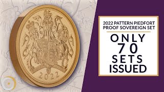 2022 Platinum Jubilee Gold Proof Piedfort Pattern Set [upl. by Aidroc]