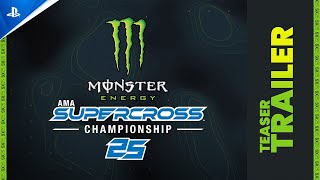 Monster Energy Supercross 25  The Official Video Game  Teaser Trailer  PS5 Games [upl. by Eerpud]