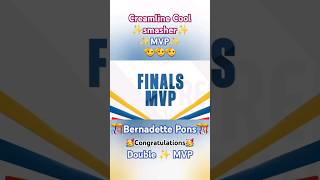 Double MVP  Bernadette Pons  Creamline Cool smasher  PVL 2024 Reinforced Conference  shorts [upl. by Bakerman]