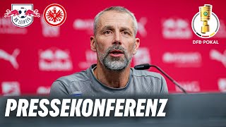 Den Karren gemeinsam aus dem Dreck ziehen  PK vor RB Leipzig  Eintracht Frankfurt  DFBPokal [upl. by Auria308]