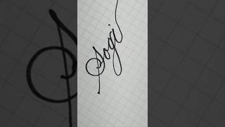 ☆SOGI☆ calligraphy handwriting lettering writing signature art [upl. by Mccandless]