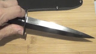 Fairbairn Sykes Commando Knife 3rd Pattern Review and Test [upl. by Morse934]