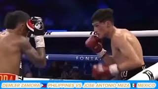 DEMLER ZAMORA 🇵🇭 PHILIPPINES VS JOSE ANTONIO MEZA 🇲🇽 MEXICO [upl. by Auberon]