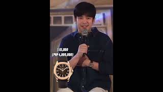 Joshua Garcia Watch Collection Patek Philippe Aquanaut 5167R Est 83800PHP 4800000 joshlia [upl. by Rehc894]