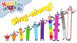 Numberblocks Singalong  Numberblocks Songs  Peekaboo [upl. by Maxey]