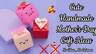 Cute Handmade Mothers Day Gift IdeasWithout Glue And ScissorMothers Day Gift Idea 2021Gift Idea [upl. by Ulyram]