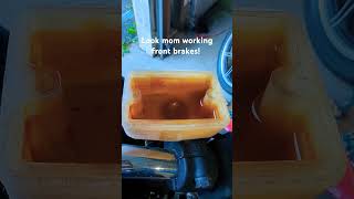 83 Goldwing brake fluid add bleed [upl. by Armalla]