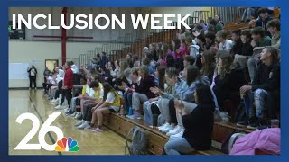 End of Neenah High School’s inaugural “inclusion week” [upl. by Laerol578]