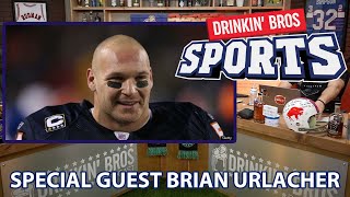 Special Guest NFL Hall Of Famer Brian Urlacher  Drinkin Bros Podcast 942 [upl. by Ambrosia]