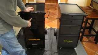 Northern Tool 164782 Vs Harbor Freight 61705 welding cabinet cart assembly and comparison [upl. by Ymerrej]