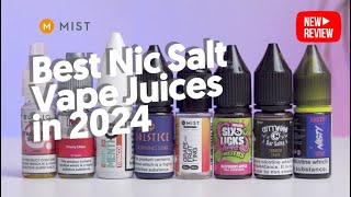 8 Best Nic Salt Vape Juices in 2024 [upl. by Hteazile855]