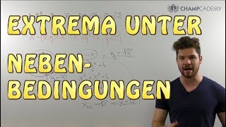 Extrema unter Nebenbedingungen  Niveaulinien [upl. by Alol]