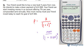 Future Value Formula Solving for Present Value Question 2 [upl. by Ynavoeg]