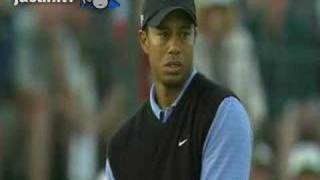 Tiger Woods Amazing shots Us Open 3rd Round 2008 [upl. by Swisher]