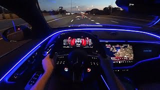 The New Mercedes AMG E53 E Class 2025 NIGHT Test Drive [upl. by Ajdan]