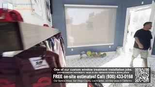 Window treatments installation by Blinds and Shades Depot [upl. by Ilarrold981]