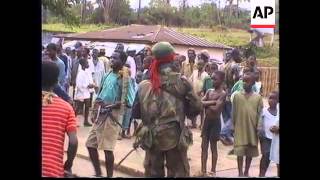 WEST AFRICA GROWING SENSE OF TENSION IN WAR TORN LIBERIA [upl. by Anstice308]