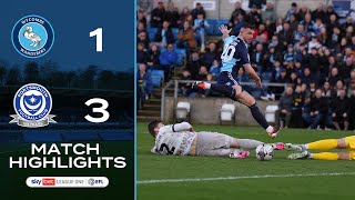 HIGHLIGHTS  Wycombe 13 Portsmouth [upl. by Weiler38]