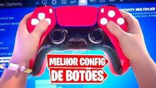 A MELHOR CONFIGURAÇÃO DE BOTÕES ATUALIZADA PARA CONSOLECONTROLE DO FORTNITE MELHORES BINDS PSPC [upl. by Denver]