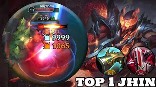 Wild Rift Jhin  Top 1 Jhin Gameplay Rank season15 [upl. by Raab]