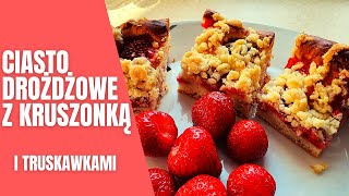 LIDLOMIX Przepisy  Ciasto drożdżowe z kruszonką i Truskawkami  Monsieur Cuisine Connect [upl. by Boggers]