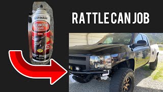 Prerunner rattle can paint job  Rustoleum auto enamel [upl. by Jesher]