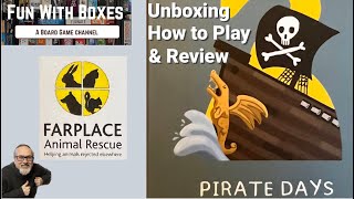 Pirate Days  Unboxing How to Play amp Review  Farplace Games  A swashbuckling Card Game  Game 6 [upl. by Bryan490]