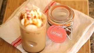 Salted Caramel Syrup for Coffee Recipe  Kin Community [upl. by Riatsala755]