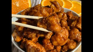 Panda Express Copycat Orange Chicken [upl. by Aretak]