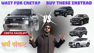 Book Creta 2024 Facelift OR BUY Seltos facelift Grand Vitara Kushaq Elevate Astor Instead [upl. by Riorsson]