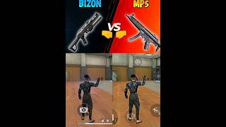 BIZON vs MP5 🤔shorts viral freefire [upl. by Selway418]