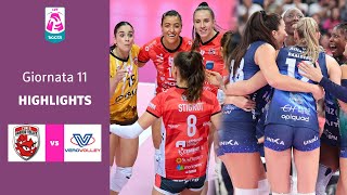 Cuneo  Milano  Highlights  11 Giornata Campionato 2324  Lega Volley Femminile [upl. by Yevoc]