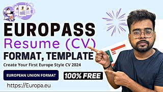 Europass CV kaise banaye  Europass Cover Letter Kaise Banaye [upl. by Ttenneb]