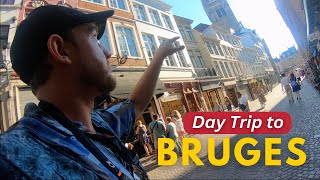 Day Trip to Bruges 🇧🇪 Walking Tour Bruges Belgium  Travel Guide [upl. by Nnylatsirk]