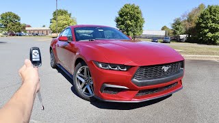 2024 Ford Mustang EcoBoost Start Up Exhaust Walkaround Test Drive and Review [upl. by Donatelli]