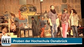 Proben der Hochschule Osnabrück im Stadttheater Minden [upl. by Artie37]