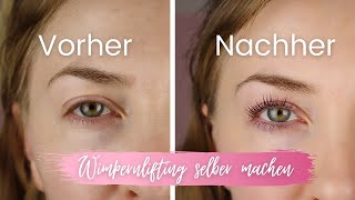 Wimpernlifting selbermachen  Amalia Cosmetics Review  MachMalRosa [upl. by Agni]