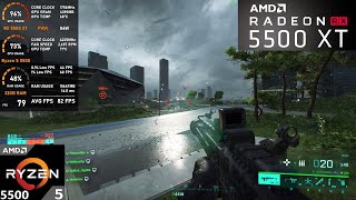 RX 5500 XT  Ryzen 5 5500  Battlefield 2042 Tested in 2024 [upl. by Ylevol]