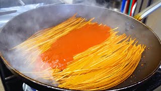 Fried Killer Spaghetti the Italian Recipe That Breaks all Pasta Rules  Claudia Romeo [upl. by Leahci]