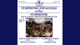 Symphonie sur un chant montagnard francais Symphonie cévenole for piano nad orchestra Op [upl. by Ellehs]