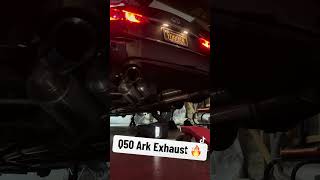 Q50 Ark Exhaust with HKS blow off valves 💨 exhaust cars turbo [upl. by Ledeen]