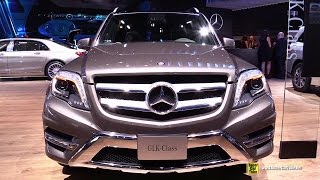 2015 MercedesBenz GLK250 BlueTec 4Matic  Exterior and Interior Walkaround  2015 Detroit Auto Show [upl. by Isa]