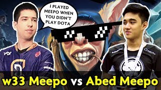 w33 Meepo vs Abed Meepo — first 8k vs first 10k [upl. by Nura917]