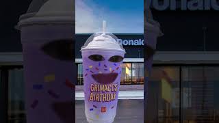 Grimaces birthday grimacesbirthday mcdonalds turin [upl. by Orips]