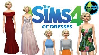 The Sims 4  CC Showcase  Dresses 14   CC links [upl. by Nnaear780]